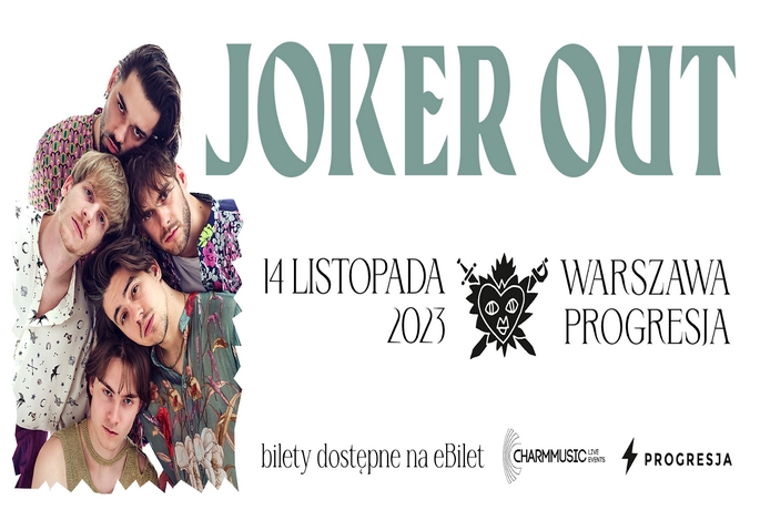 Joker Out wystąpi w Progresji 14 listopada 2023 roku!