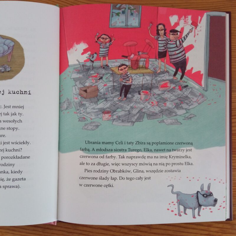 Rodzina Obrabków i dama w boa