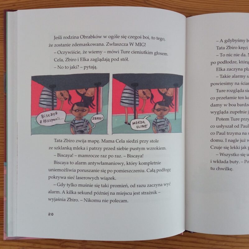 Rodzina Obrabków i dama w boa